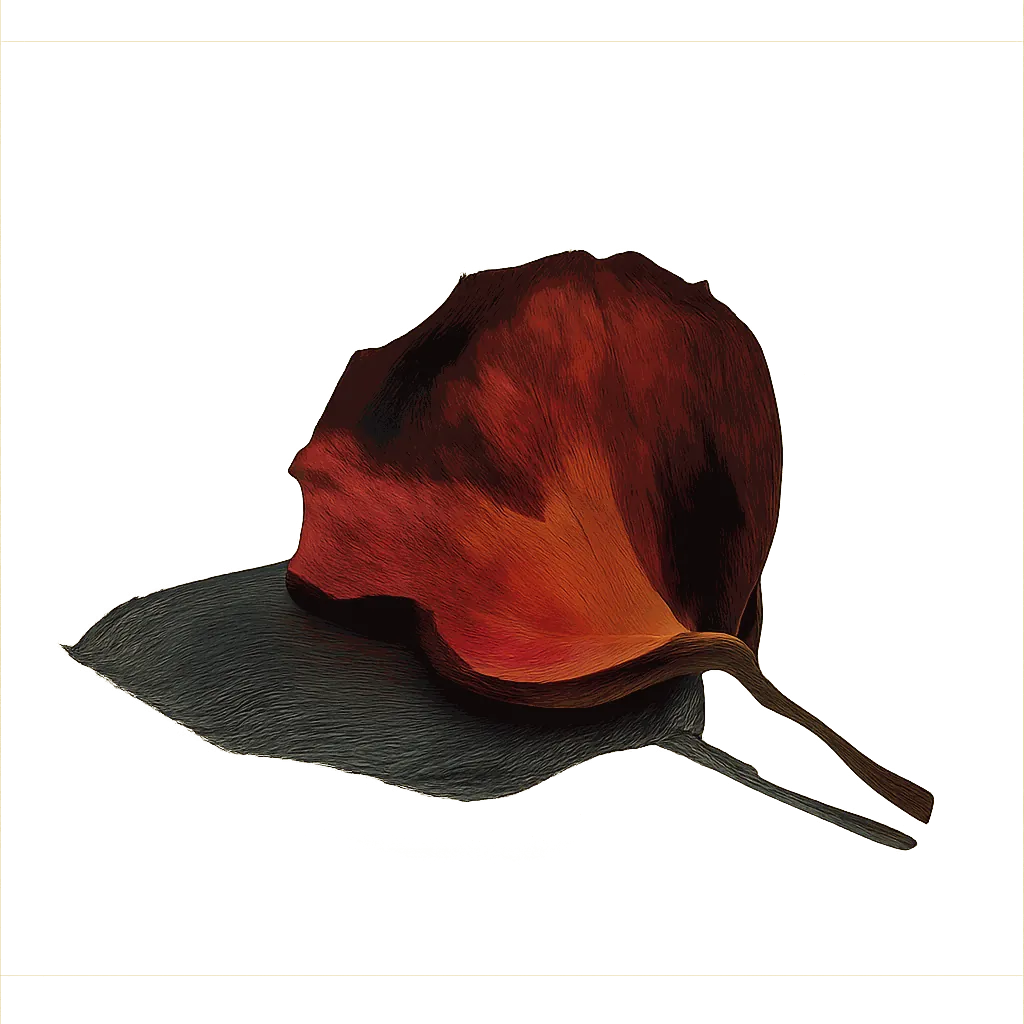 Dried rose petal